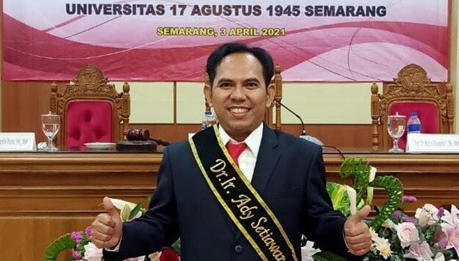 Dirut Perumdam Tirta Darma Ayu Indramayu yang baru, Ady Setiawan.(Foto: Faktualnews.co)