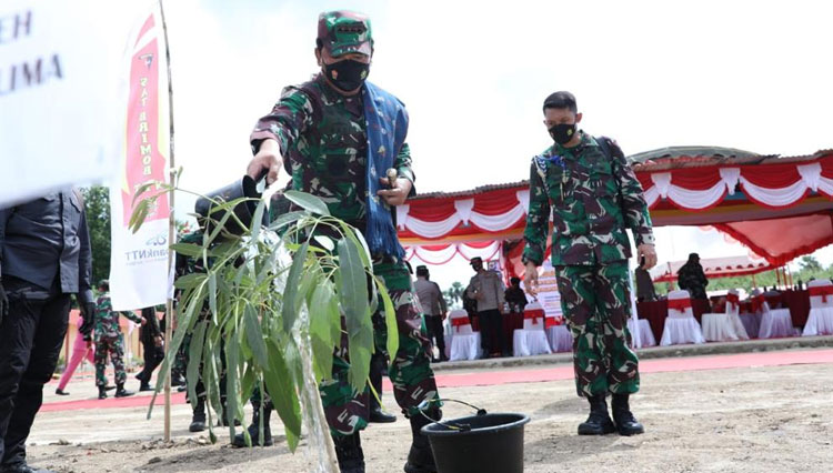 Panglima TNI Marsekal Hadi Tjahjanto a