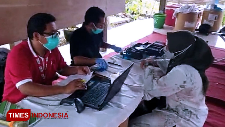 Donor darah di Wahana Wisata Wanarata, Kroya, Cilacap. (FOTO: Fortasi Banyumas for TIMES Indonesia)