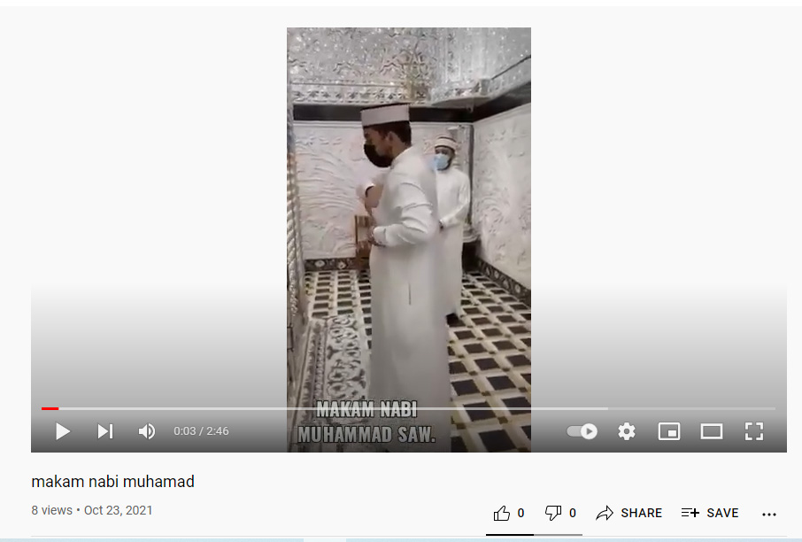 cek fakta Video Makam Nabi Muhammad 5