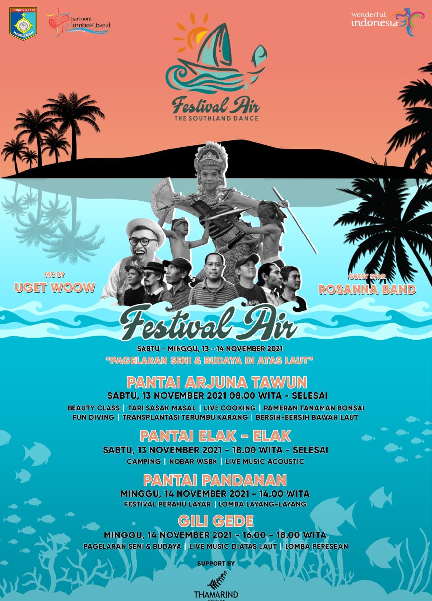 Poster kegiatan wisata Festival Air 2021