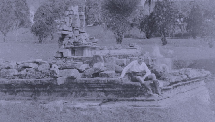 Candi Songgoriti tempo dulu dan saat di ekskavasi yang dilaksanakan BPCB Trowulan hari ini. (FOTO: Cagar Budaya Nasional for TIMES Indonesia)