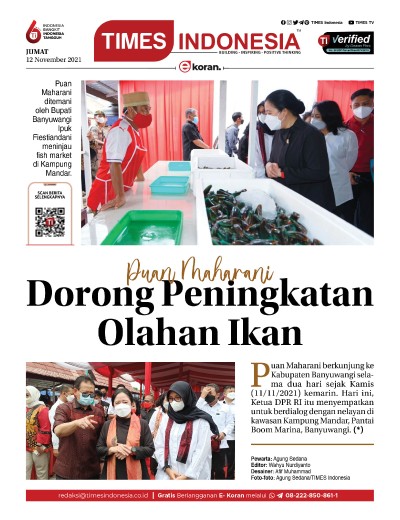 Edisi Jumat, 12 November 2021: E-Koran, Bacaan Positif Masyarakat 5.0