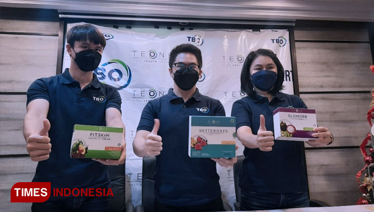 Konferensi pers yang dilakukan oleh TBO mengenai produk dan kegiatan sosial (FOTO: Shinta Miranda/TIMES Indonesia)