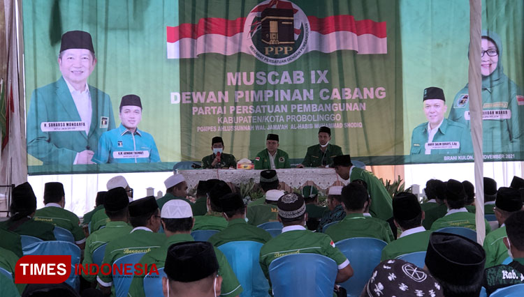 Pelaksanaan Muscab DPC PPP Kabupaten Probolinggo. (FOTO: Abdul Jalil/ TIMES Indonesia)
