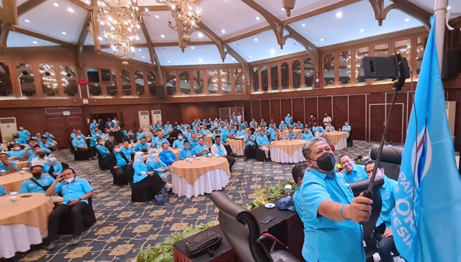 Suasana Rapat Koordinasi Pemenangan DPW Partai Gelora Jawa Tengah (Jateng) di Hotel Patra Jasa Semarang. (Dok. Tim media Partai Gelora)