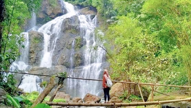 Lokasi Curug Luhur di Desa Cimanggu Kecamatan Langkaplancar, Kabupaten Pangandaran (Foto : Pemdes Cimanggu)