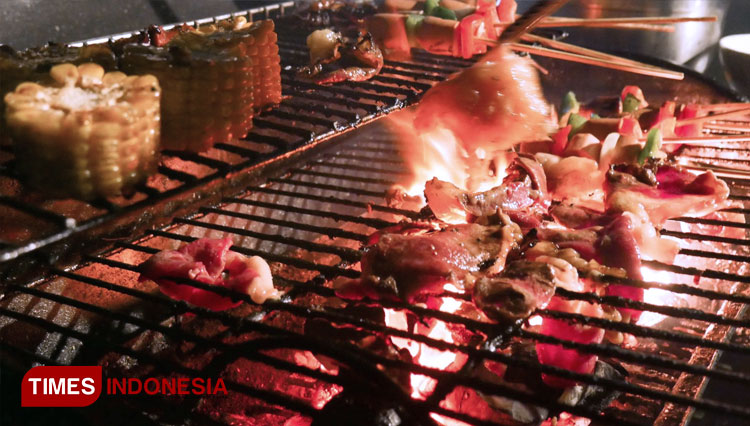 Menu Aussie Barbeque ala ILLIRA Hotel Banyuwangi. (FOTO: Riswan Efendi/TIMES Indonesia)