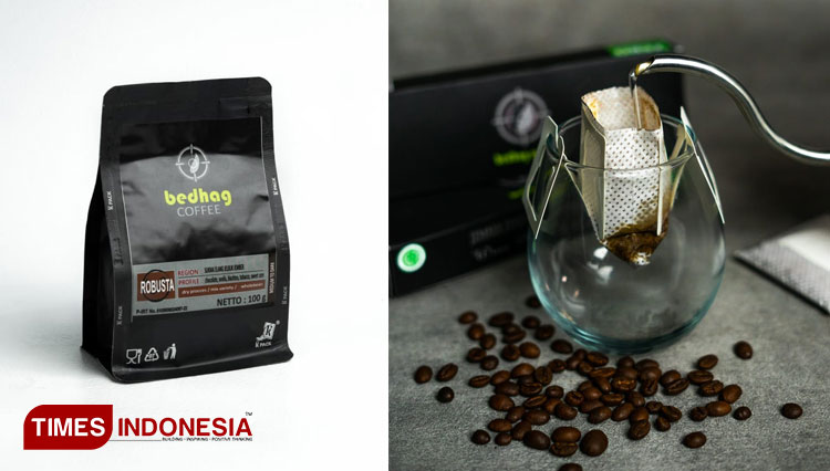 A pack of Robusta, one of the most popular product of Bedhag Coffee. (Photo: Doc. TIMES Indonesia)