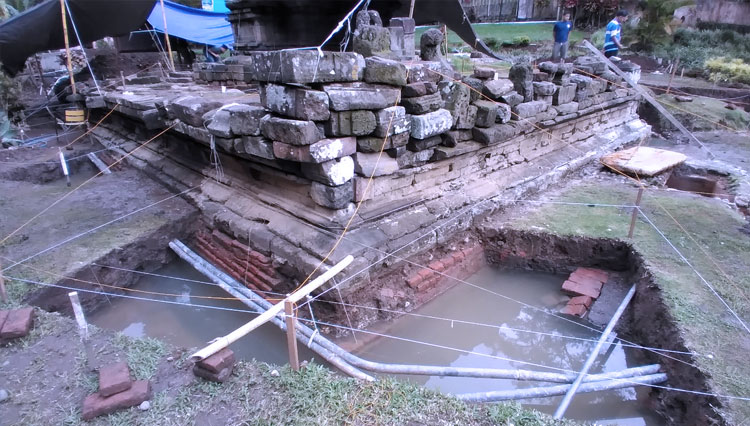 Kondisi Candi Songgoriti 3