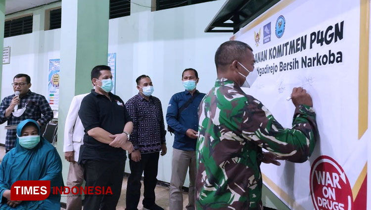 BNN Kota Kediri tes urine