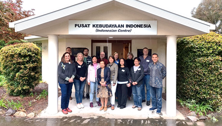 Para guru Bahasa Indonesia diundang Balai Bahasa Indonesia Canberra (BBI-ACT) Australia acara Immersion, Sabtu (20/11/2021). (Foto: istimewa)