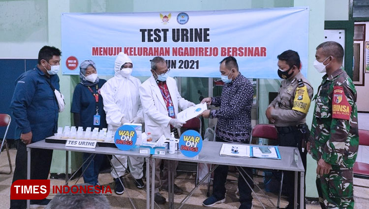 tes urine BNN Kota Kediri