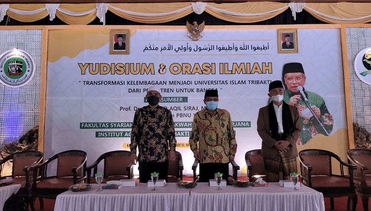 Ketum PBNU KH Said Aqil Siradj di Pesantren Lirboyo, Kediri, Jawa Timur. (FOTO: PBNU)
