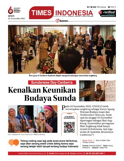 Edisi Senin, 22 November 2021: E-Koran, Bacaan Positif Masyarakat 5.0