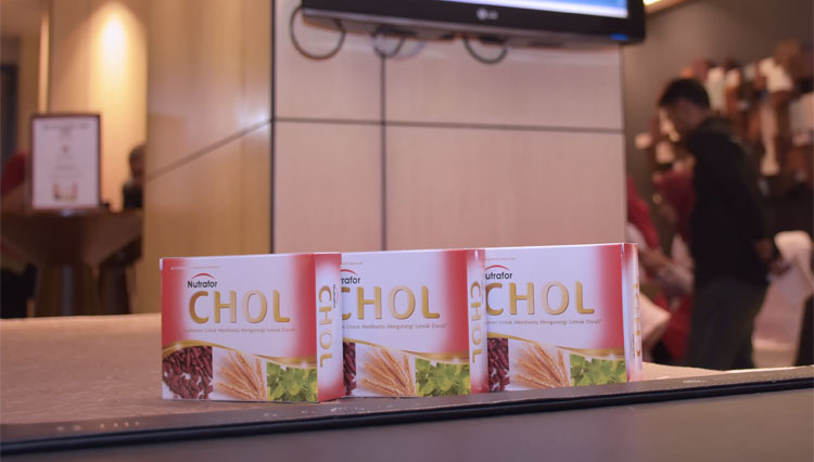 Nutrafor CHOL suplemen herbal mengatasi kolesterol (FOTO: Humas PT Novell Pharmaceutical for TIMES Indonesia) 