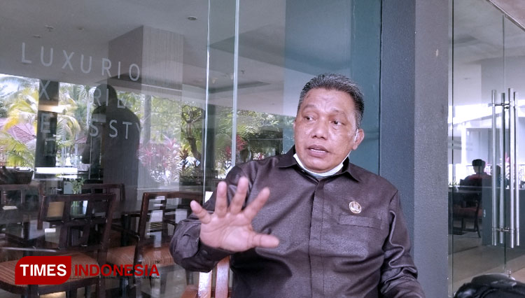 Kadisnaker Maluku Utara Ridwan Hasan. (FOTO: Wahyudi Yahya/TIMES Indonesia)