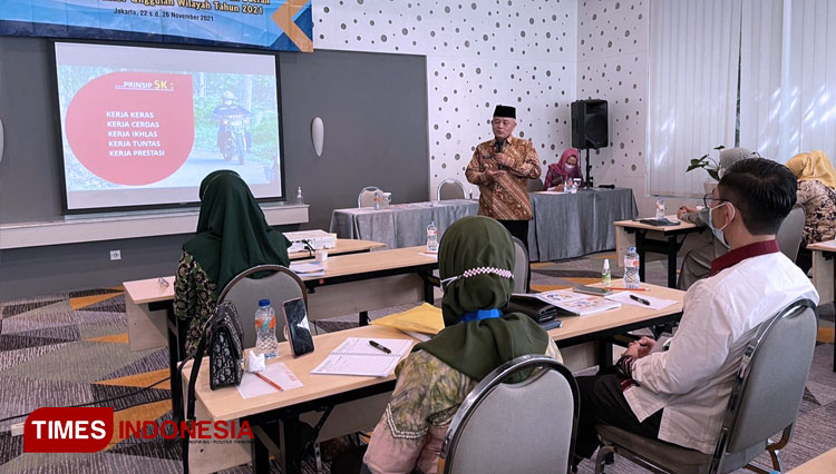 Bupati Malang Abah Sanusi ketika menjadi Narasumber Best Practice Kemendagri. (FOTO: Bagian Prokopim Kabupaten Malang for TIMES Indonesia)