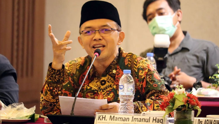 Anggota DPR RI Kiai Maman Imanulhaq tak setuju MUI dibubarkan. (FOTO: Dok. Fraksi PKB)