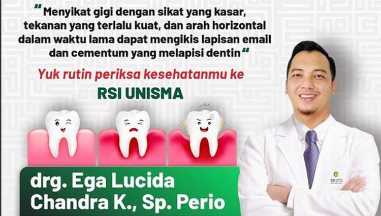 Kenalan dengan Dokter Gigi Spesialis Periodonti RSI Unisma dan Tugasnya.