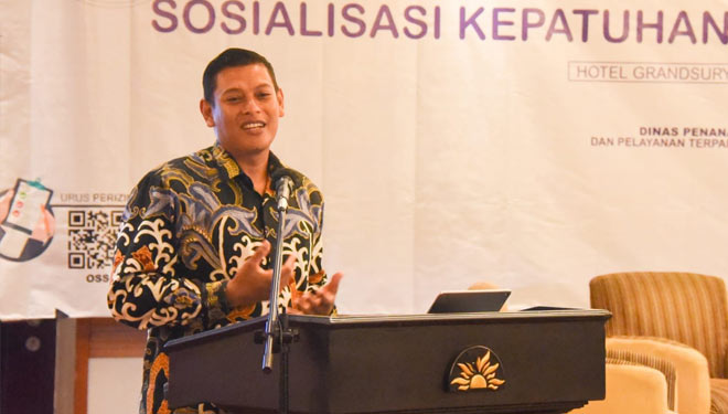 Wali Kota Kediri Membuka Sosialisasi Kepatuhan Pelaksanaan Berusaha