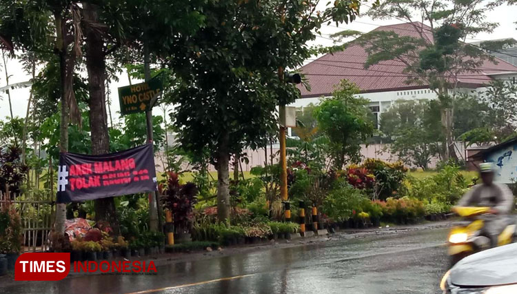 Spanduk Penolakan Reuni PA 212 Beredar di Kabupaten Malang