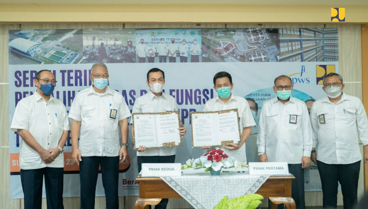 Kementerian PUPR RI Terima Pengalihan Aset BMN Tahap II dari Badan Pengembangan Wilayah Surabaya-Madura