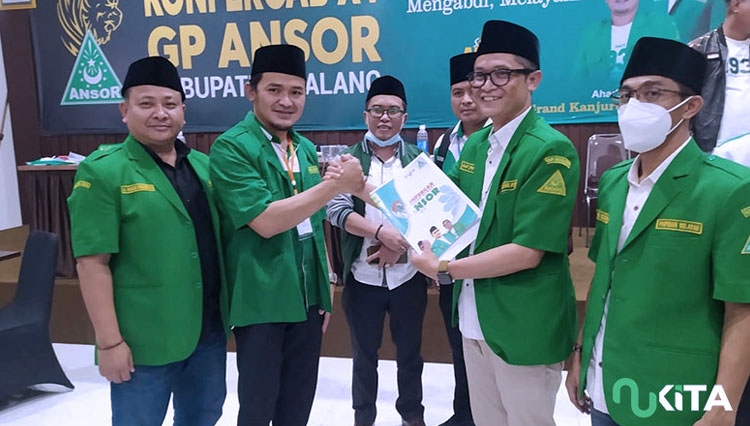 Gus Fatkhurrozi Jabat Ketua GP Ansor Kabupaten Malang yang Baru
