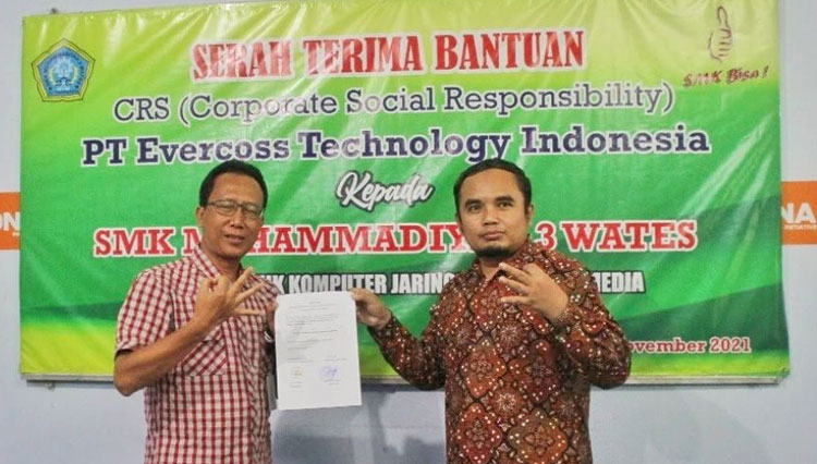 Raih CSR dari Evercoss Indonesia, SMK Mugawa Yogyakarta Kembangkan Technology Based Learning
