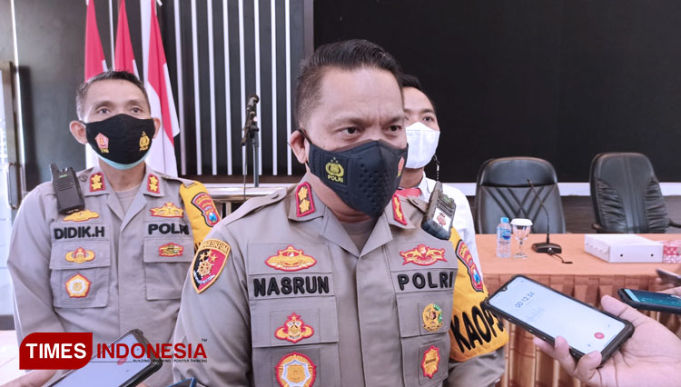 Kapolresta Banyuwangi AKBP Nasrun Pasaribu. (FOTO: Agung Sedana/TIMES Indonesia)