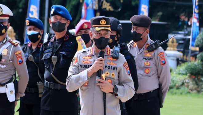 Massa Demo Buruh Lebih Banyak, Polrestabes Surabaya Siapkan 3600 Personel