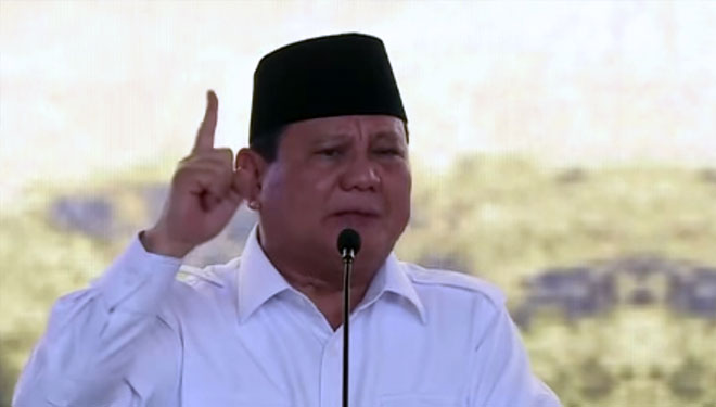 Ketua Umum Dewan Pimpinan Pusat (DPP) Partai Gerindra Prabowo Subianto - (FOTO: tangkapan layar YouTube @Gerindra TV)