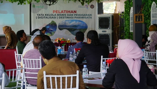 Pelatihan Tata Kelola Bisnis dan Pemasaran Destinasi Pariwisata Maluku Utara. (Foto: Fuad for TIMES Indonesia)