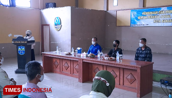 Wakil Wali Kota Banjar saat menghadiri kegiatan pembinaan dan pembentukan IPSM Tingkat Kota Banjar. (Foto: Susi/ TIMES Indonesia)