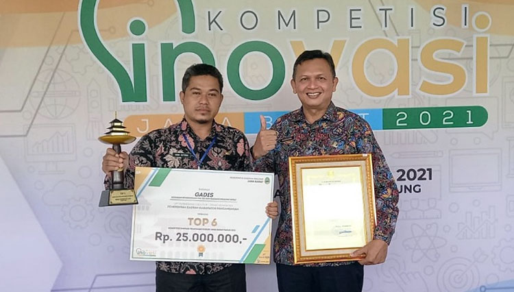 Inovasi Gadis Puskesmas Cigugur Kabupaten Pangandaran Masuk TOP 6 Juara ke 3 KIJB 2021