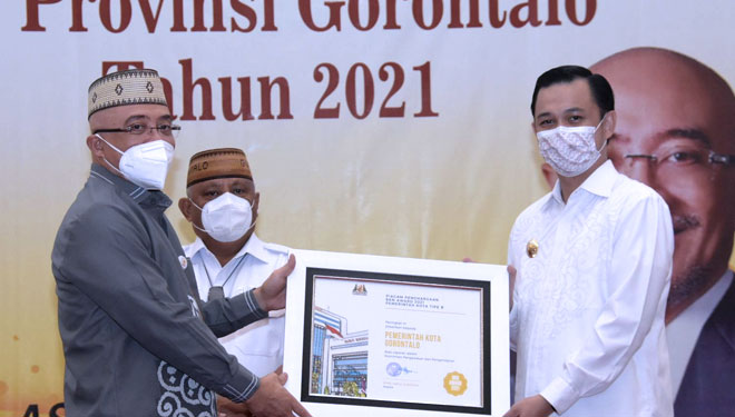 Pemkot Gorontalo Dapat Penghargaan BKN Award 2021