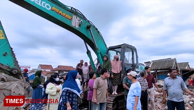 Polemik Pembongkaran Pasar Jungjang Cirebon Diwarnai Bentrok