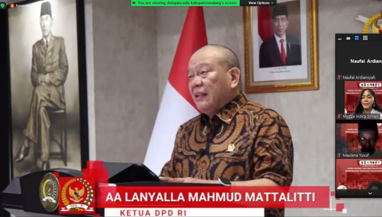 Dukung Duta Pancasila Kabupaten Malang, Ketua DPD RI: Ini Ajang Konkret Penghayatan Pancasila