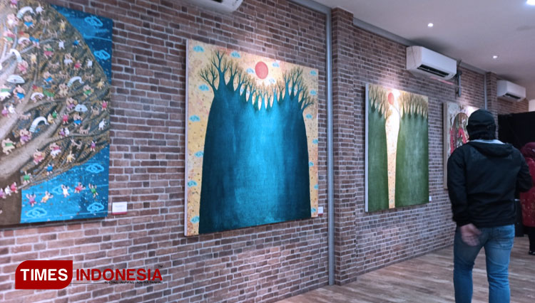 Pameran Lukisan I Made Gunawan Menandai Pembukaan Villa Art Gallery Surabaya