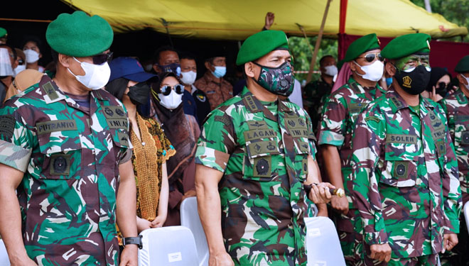 Danrem 071 Wijayakusuma Hadiri Tradisi Pembaretan Sarcabif Taruna Akmil Tingkat IV 2021