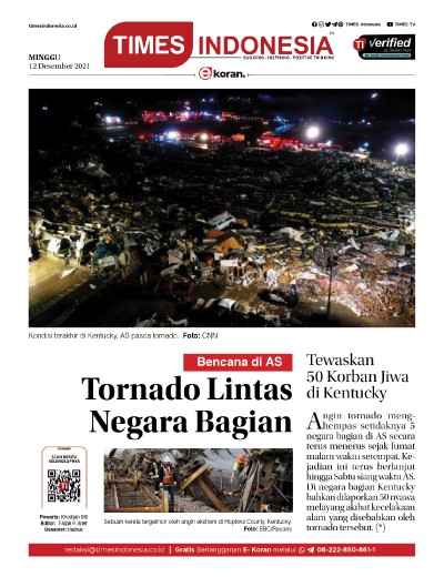 Edisi Minggu, 12 Desember 2021: E-Koran, Bacaan Positif Masyarakat 5.0