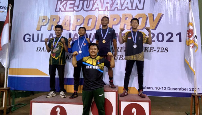 Atlet Gulat Kota Batu Raih Tujuh Medali Kejuaraan Pra Porprov 2021