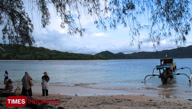 The magnificent view of Gili Nanggu, Sekotong, West Lombok. (Photo: Tria Adha/ TIMES Indonesia)