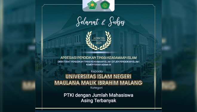 UIN Malang Hosts the Most Number of Foreign Students