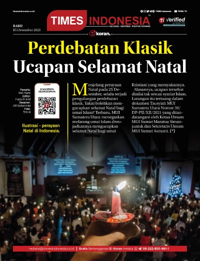 Edisi Rabu, 15 Desember 2021: E-Koran, Bacaan Positif Masyarakat 5.0