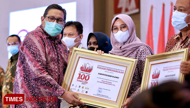 Top! Smart Kampung Banyuwangi Dapat Penghargaan Pemerintah Pusat