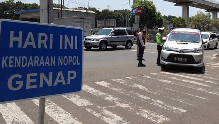 Polres Metro Depok Hapus Uji Coba Ganjil Genap di Jalan Margonda Raya