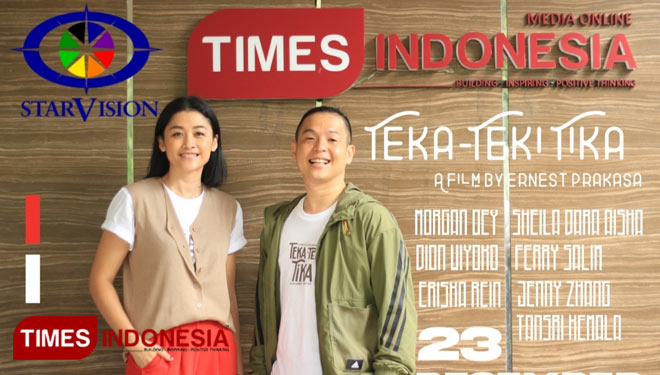 Bersama TIMES Indonesia, Ernest Prakasa Promosi Film Teka-Teki Tika