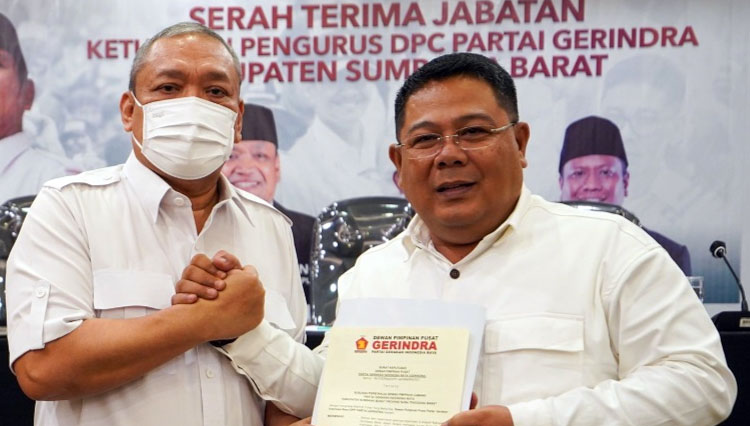 Iwan Panjidinata Pimpin DPC Partai Gerindra Sumbawa Barat