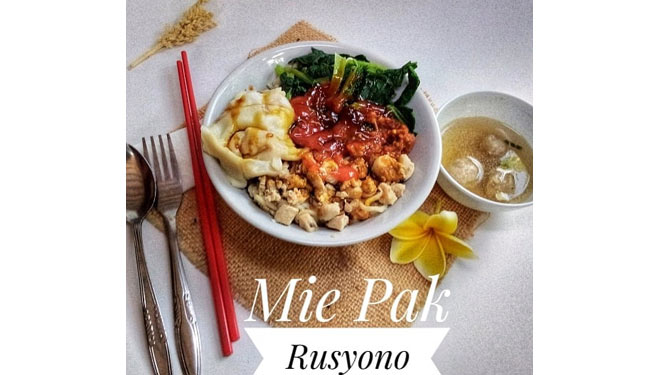 Mie Ayam Pak Rusyono, Mie Sehat Kekinian di Kota Banjar